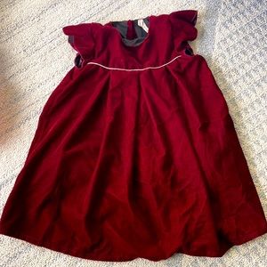 Worn once! Red/burgundy velvet holiday dress!